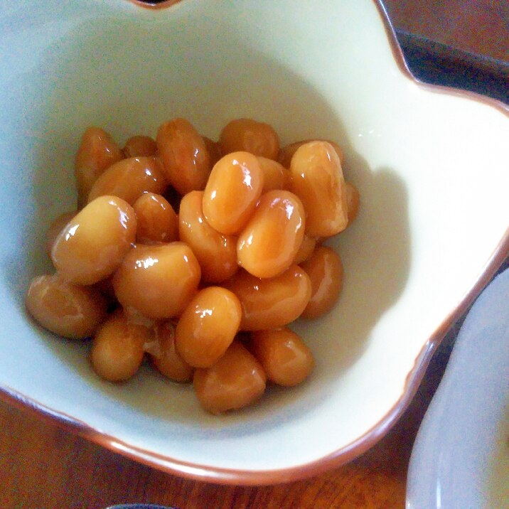 水煮大豆の蜂蜜醤油煮 レシピ 作り方 By あけぼのマジック 楽天レシピ